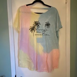 Lane Bryant Size 14/16 Cut out T Shirt